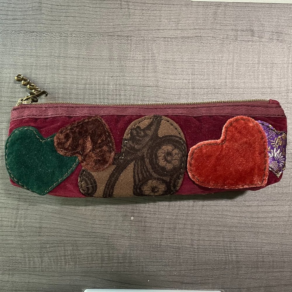 Lucky Brand small clutch pochette hearts bag